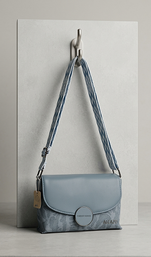 Blue sling bag