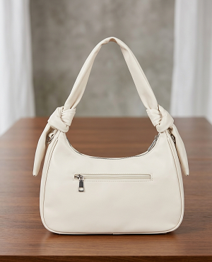 white shoulder bag