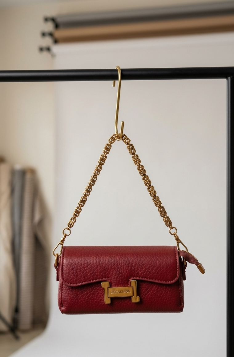 Red mini handheld bag