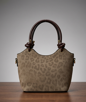 Leopard print handheld