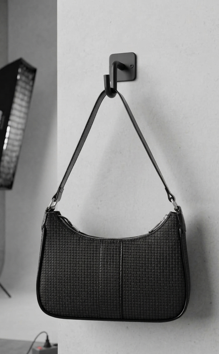 Mini black handheld bag