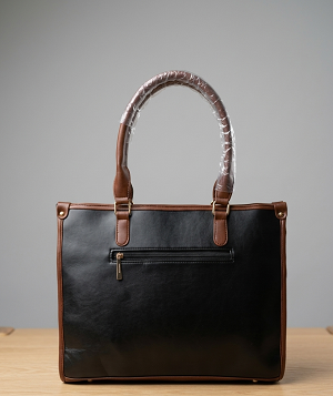 Black tote bag