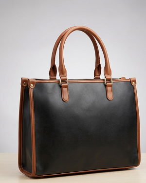 Black tote bag