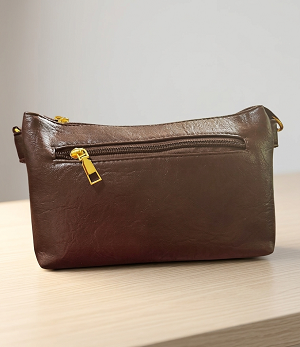 Brown sling bag